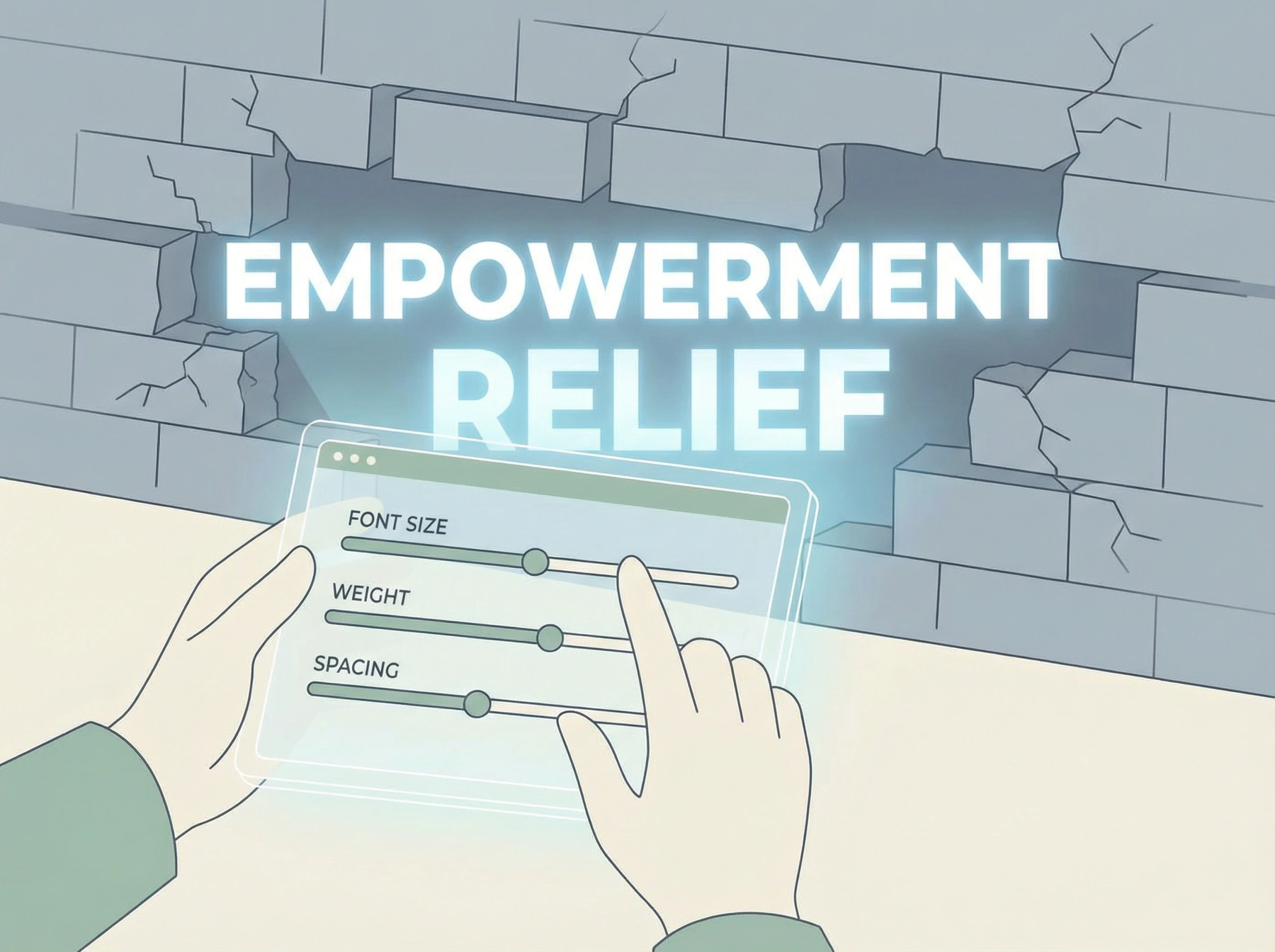 Reclaiming control over the reading environment