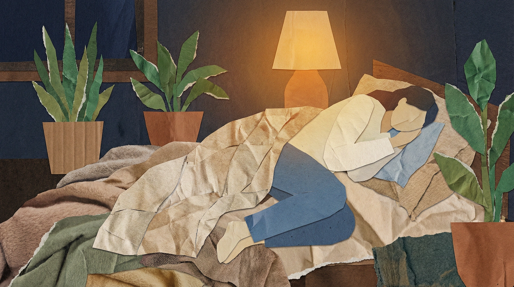 A cozy dim room as a sensory refuge